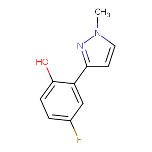 4-Fluoro-2-(1-methyl-1H-pyrazol-3-yl)phenol