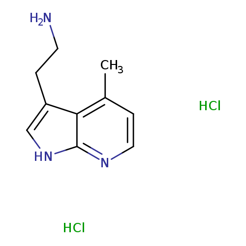 2-{4-methyl-1H-pyrrolo[2,3-b]pyridin-3-yl}ethan-1-amine dihydrochloride