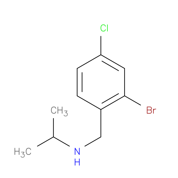 [(2-Bromo-4-chlorophenyl)methyl](propan-2-yl)amine
