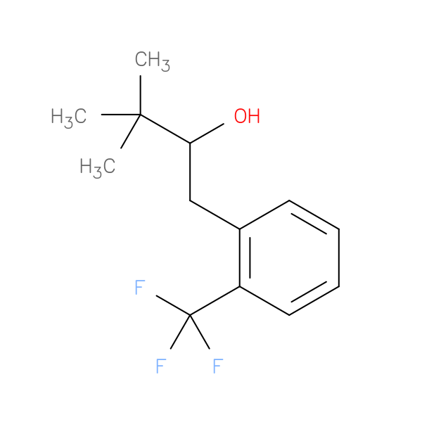 3,3-dimethyl-1-[2-(trifluoromethyl)phenyl]butan-2-ol