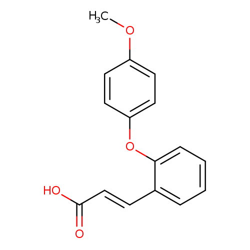 (2E)-3-[2-(4-methoxyphenoxy)phenyl]prop-2-enoic acid