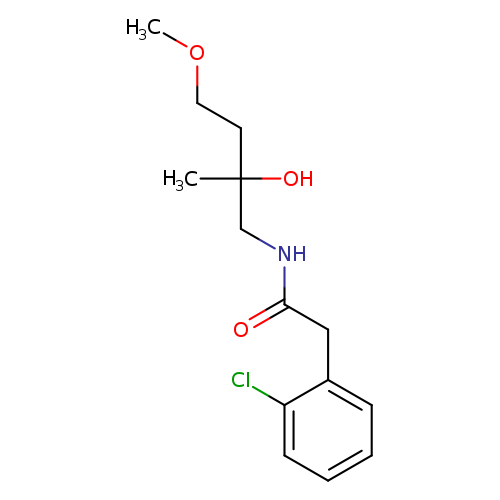 2-(2-chlorophenyl)-N-(2-hydroxy-4-methoxy-2-methylbutyl)acetamide