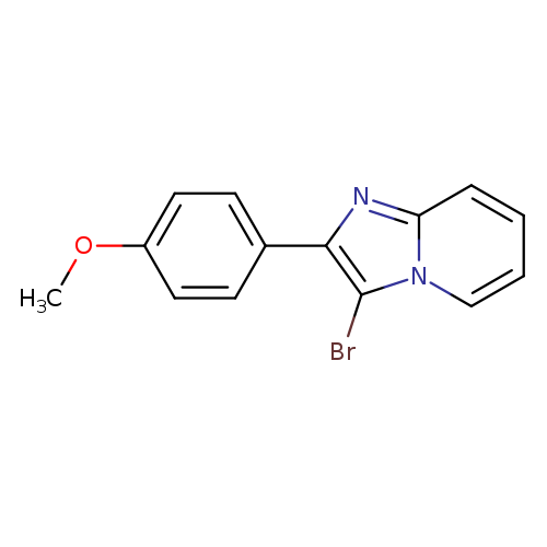 Imidazo[1,2-a]pyridine, 3-bromo-2-(4-methoxyphenyl)-