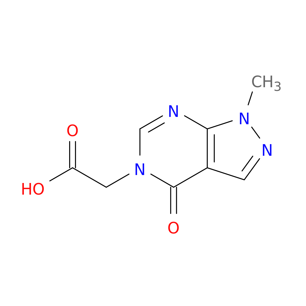 2-(1-Methyl-4-oxo-1H-pyrazolo[3,4-d]pyrimidin-5(4H)-yl)acetic acid