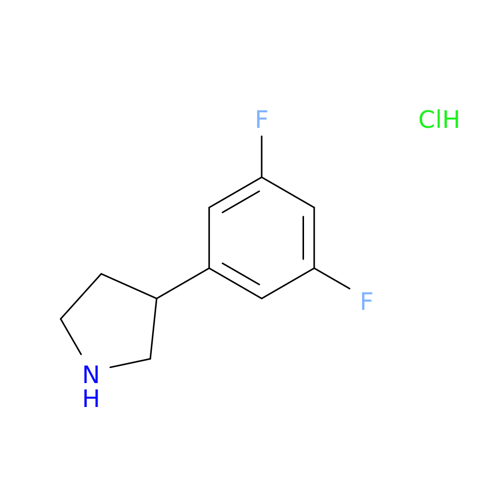 3-(3,5-Difluorophenyl)pyrrolidine hydrochloride