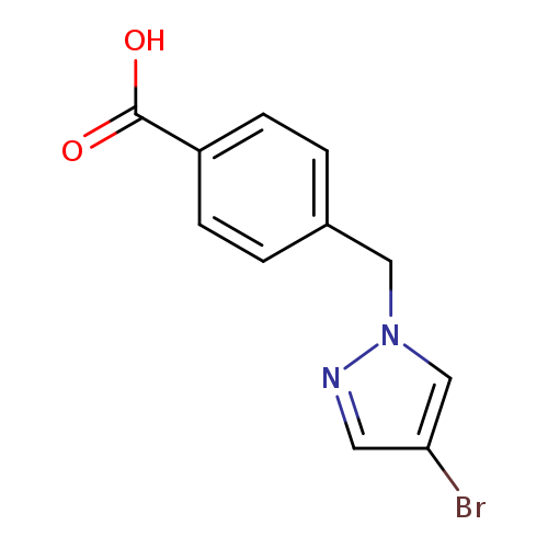 4-[(4-Bromo-1H-pyrazol-1-yl)methyl]benzoic acid