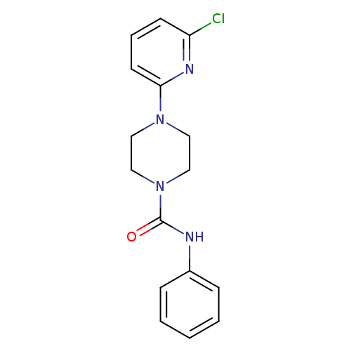 4-(6-chloropyridin-2-yl)-N-phenylpiperazine-1-carboxamide
