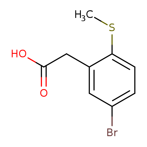 2-[5-bromo-2-(methylsulfanyl)phenyl]aceticacid