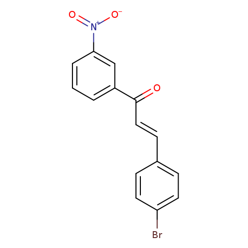 (2E)-3-(4-bromophenyl)-1-(3-nitrophenyl)prop-2-en-1-one