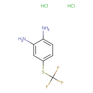 1,2-Benzenediamine, 4-[(trifluoromethyl)thio]-, hydrochloride (1:2)