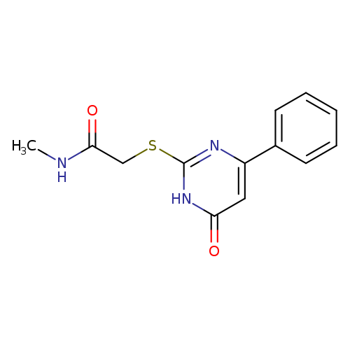 N-methyl-2-[(6-oxo-4-phenyl-1,6-dihydropyrimidin-2-yl)sulfanyl]acetamide