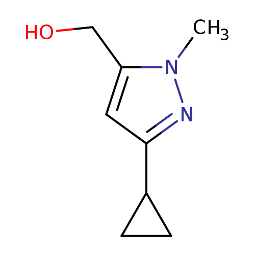 (3-Cyclopropyl-1-methyl-1H-pyrazol-5-yl)methanol