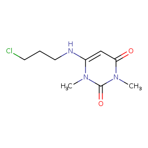 6-((3-Chloropropyl)amino)-1,3-dimethylpyrimidine-2,4(1H,3H)-dione