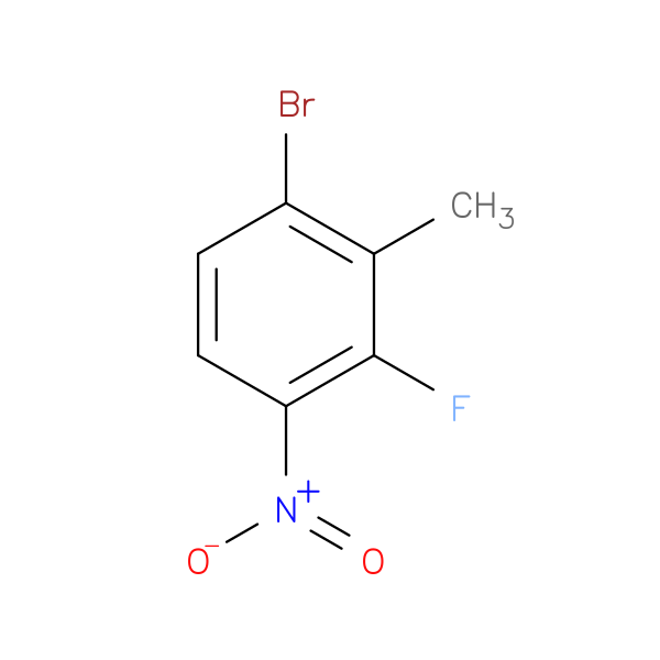 1-bromo-3-fluoro-2-methyl-4-nitrobenzene