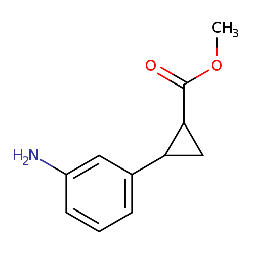 methyl2-(3-aminophenyl)cyclopropane-1-carboxylate