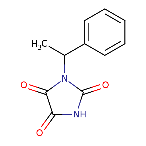 1-(1-phenylethyl)imidazolidine-2,4,5-trione