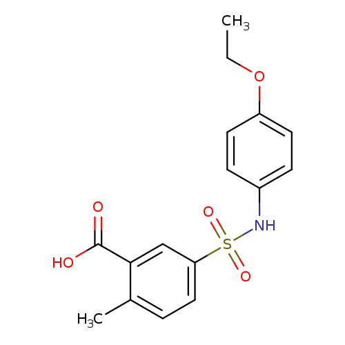 5-[(4-ethoxyphenyl)sulfamoyl]-2-methylbenzoic acid