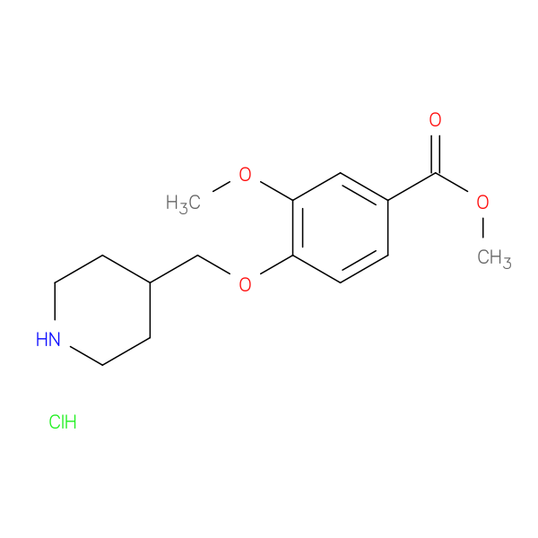 methyl 3-methoxy-4-[(piperidin-4-yl)methoxy]benzoate hydrochloride