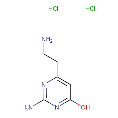 2-amino-6-(2-aminoethyl)pyrimidin-4-oldihydrochloride