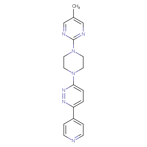 3-[4-(5-methylpyrimidin-2-yl)piperazin-1-yl]-6-(pyridin-4-yl)pyridazine