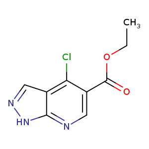 Ethyl 4-chloro-1H-pyrazolo[3,4-b]pyridine-5-carboxylate