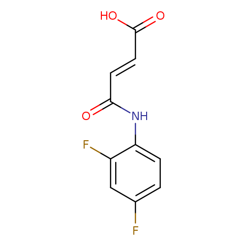 (2E)-3-[(2,4-difluorophenyl)carbamoyl]prop-2-enoic acid