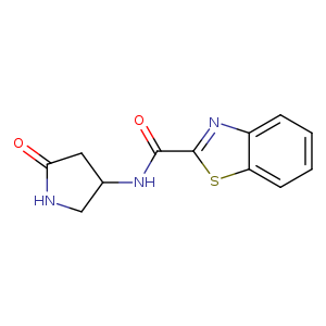 N-(5-oxopyrrolidin-3-yl)-1,3-benzothiazole-2-carboxamide