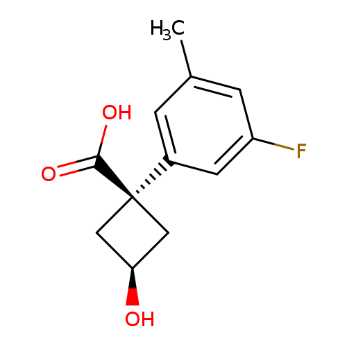 rac-(1s,3s)-1-(3-fluoro-5-methylphenyl)-3-hydroxycyclobutane-1-carboxylic acid