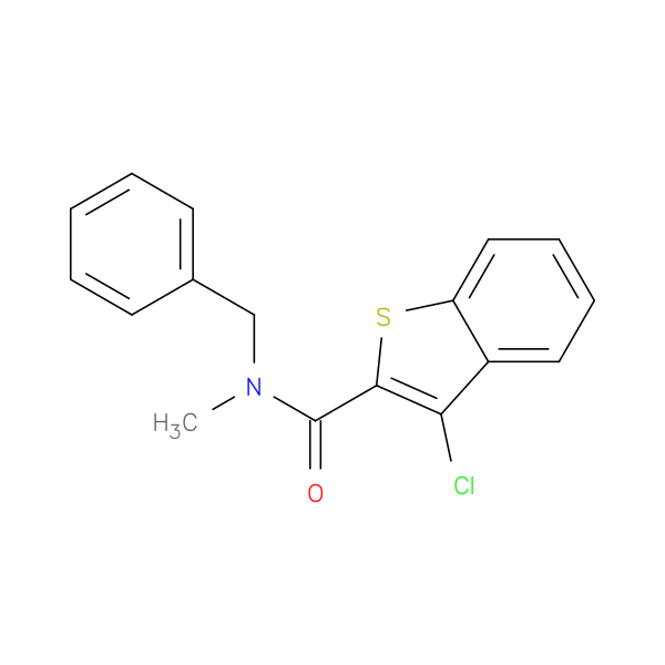N-benzyl-3-chloro-N-methyl-1-benzothiophene-2-carboxamide