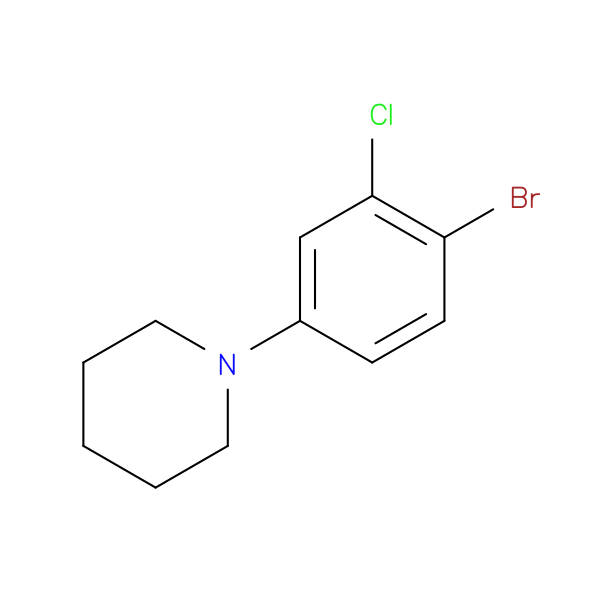 1-(4-Bromo-3-chlorophenyl)piperidine
