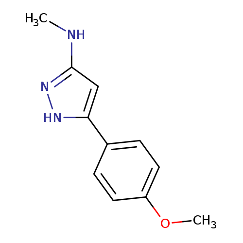 5-(4-methoxyphenyl)-N-methyl-1H-pyrazol-3-amine