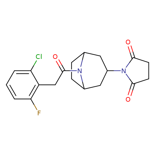 1-{8-[2-(2-chloro-6-fluorophenyl)acetyl]-8-azabicyclo[3.2.1]octan-3-yl}pyrrolidine-2,5-dione
