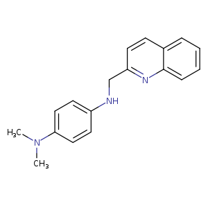 1-N,1-N-dimethyl-4-N-(quinolin-2-ylmethyl)benzene-1,4-diamine