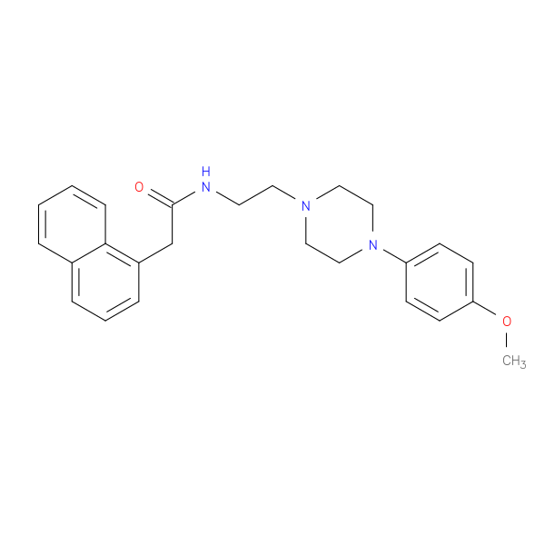 N-{2-[4-(4-methoxyphenyl)piperazin-1-yl]ethyl}-2-(naphthalen-1-yl)acetamide