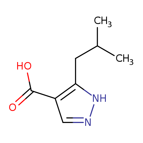 5-(2-methylpropyl)-1H-pyrazole-4-carboxylic acid