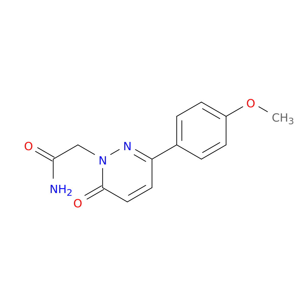 2-[3-(4-methoxyphenyl)-6-oxo-1,6-dihydropyridazin-1-yl]acetamide