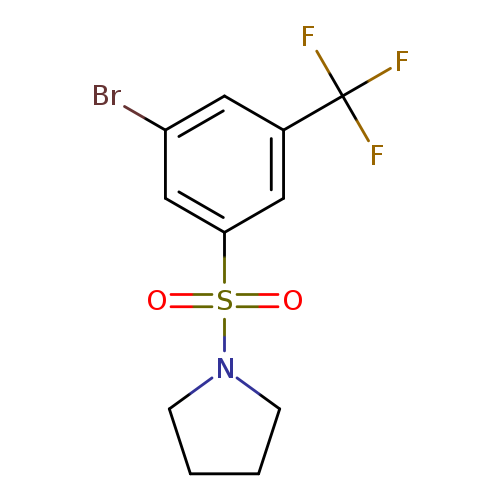 1-(3-Bromo-5-trifluoromethylphenylsulfonyl)pyrrolidine
