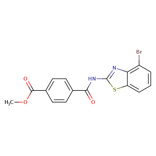 methyl 4-[(4-bromo-1,3-benzothiazol-2-yl)carbamoyl]benzoate