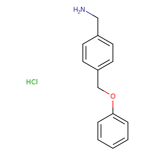 [4-(phenoxymethyl)phenyl]methanamine hydrochloride