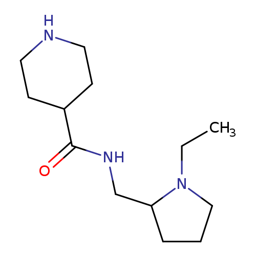 N-[(1-ethylpyrrolidin-2-yl)methyl]piperidine-4-carboxamide