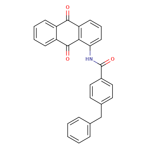 4-benzyl-N-(9,10-dioxo-9,10-dihydroanthracen-1-yl)benzamide