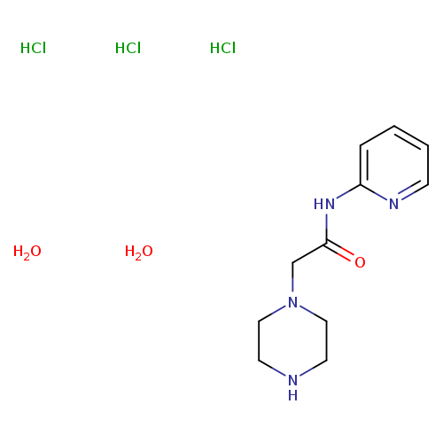 2-(Piperazin-1-yl)-n-(pyridin-2-yl)acetamide trihydrochloride dihydrate