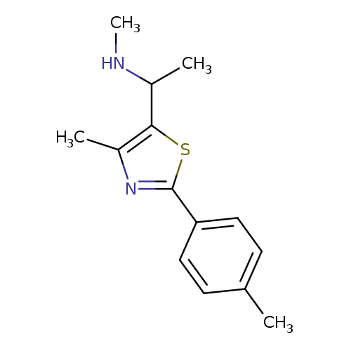 methyl({1-[4-methyl-2-(4-methylphenyl)-1,3-thiazol-5-yl]ethyl})amine