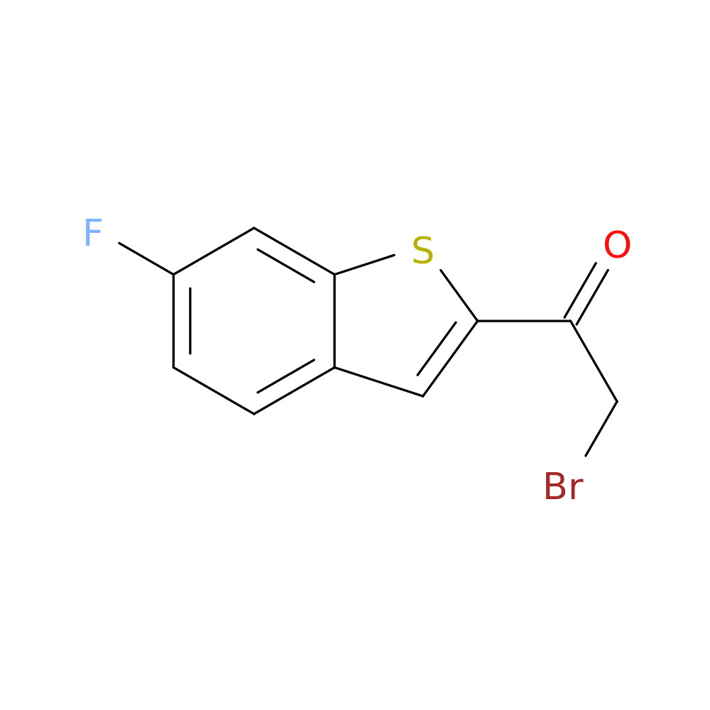 2-bromo-1-(6-fluoro-1-benzothiophen-2-yl)ethan-1-one