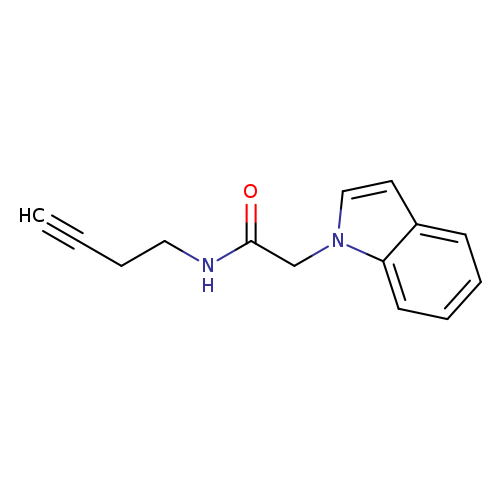 N-(but-3-yn-1-yl)-2-(1H-indol-1-yl)acetamide