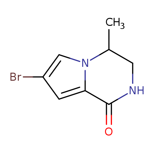 7-bromo-4-methyl-1H,2H,3H,4H-pyrrolo[1,2-a]pyrazin-1-one