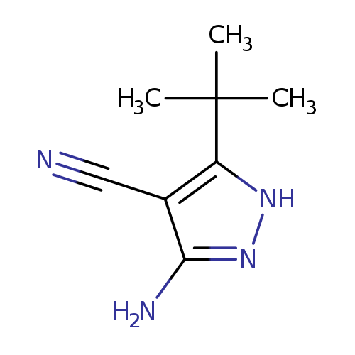 3-Amino-5-(tert-butyl)-1H-pyrazole-4-carbonitrile