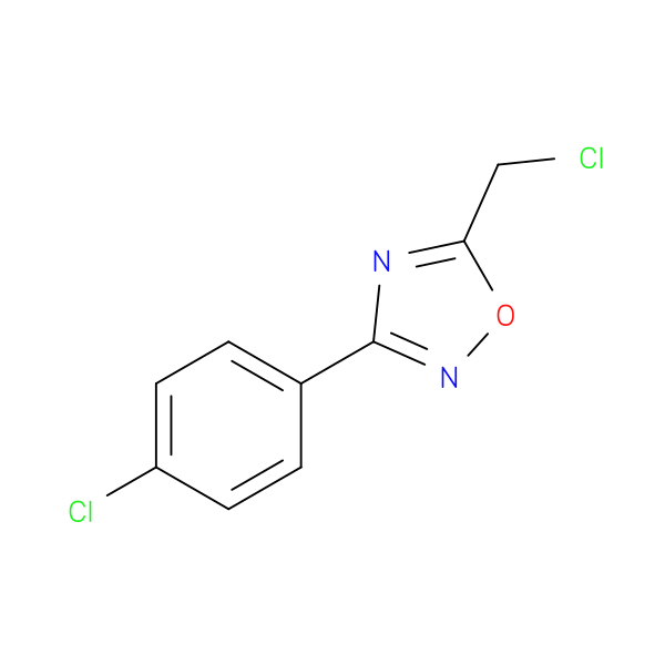 5-(Chloromethyl)-3-(4-chlorophenyl)-1，2，4-oxadiazole