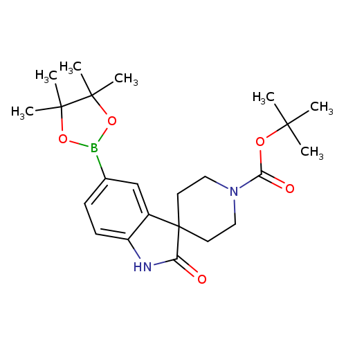 tert-Butyl2-oxo-5-(4,4,5,5-tetramethyl-1,3,2-dioxaborolan-2-yl)spiro[indoline-3,4'-piperidine]-1'-carboxylate