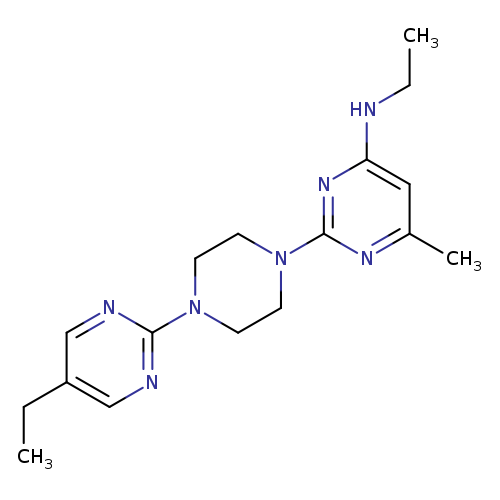 N-ethyl-2-[4-(5-ethylpyrimidin-2-yl)piperazin-1-yl]-6-methylpyrimidin-4-amine
